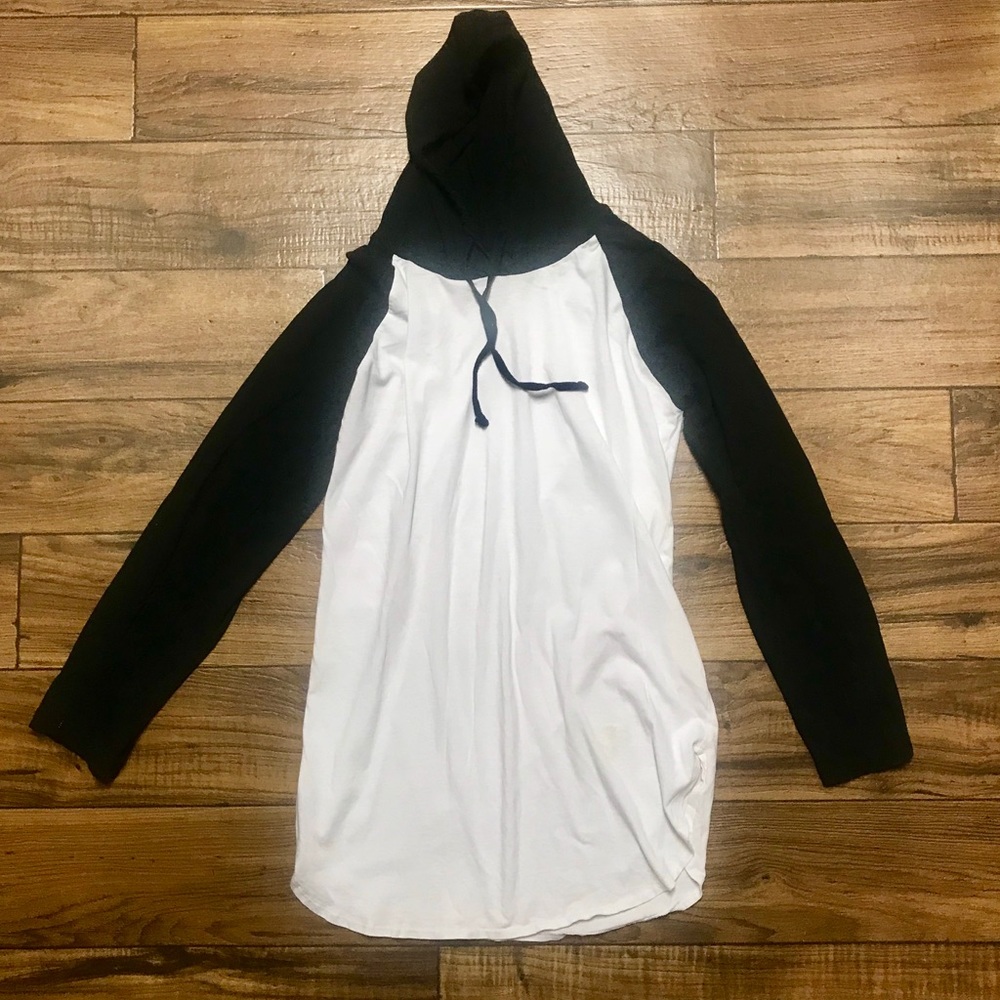 Hooded Baseball Tee